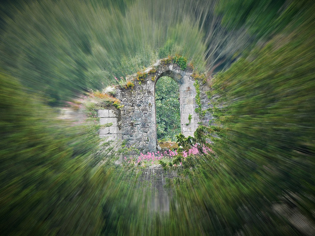 ruines d'une ancienne abbaye