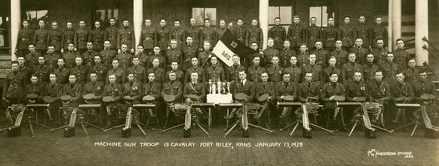 Machine Gun Troop, 13th Cavalry Regiment, Fort Riley, Kansas, January 13, 1928 (Full Version)