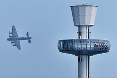 Lancaster buzzes the tower - the SeaLife Tower!