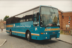 Shearings Holidays 483 (K483 VVR) in Mildenhall - 24 Jun 1995 (274-03)