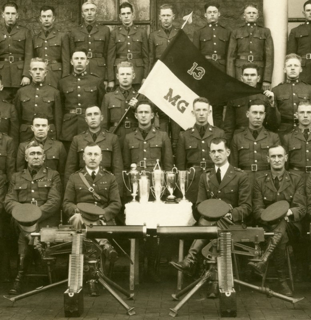 Machine Gun Troop, 13th Cavalry Regiment, Fort Riley, Kansas, January 13, 1928