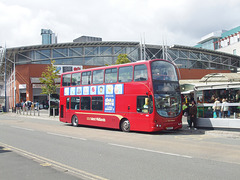 DSCF9368 National Express West Midlands 4691 (BU05 HFJ) in Birmingham - 19 Aug 2017