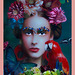 Frida Khalo con flores (II) + (2Notas)