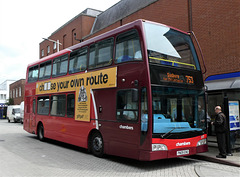 Konectbus (Chambers) 877 (PN09 ENO) in Bury St. Edmunds - 10 Jul 2019 (P1030084)