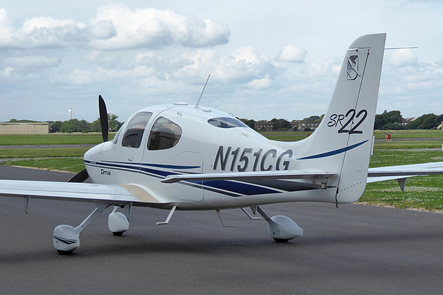 N151CG at Solent Airport (1) - 3 August 2021