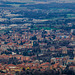 Biella (a 6 Km) vista dal Colle della Burcina, ad un’altezza di circa 800 m.