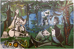"Le déjeuner sur l'herbe, d'après Manet" (1960)