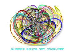 rubber bands get organized - 30 6 2016