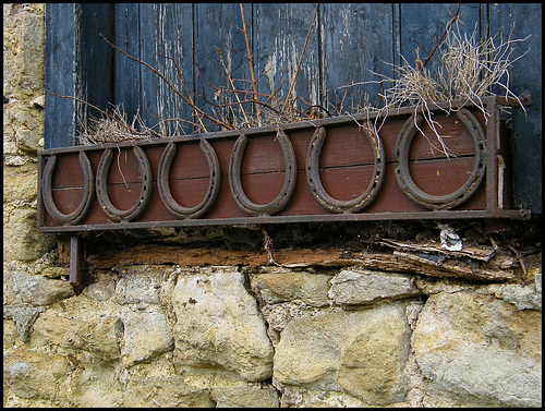 old smithy horseshoes