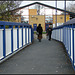 footbridge to the station