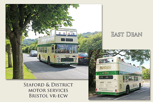 Seaford & District Bristol VR-ECW at East Dean - 27.6.2016