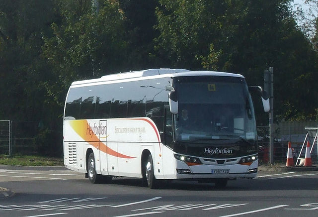 DSCF5093 Heyfordian Travel YG67 FZO at Barton Mills - 7 Oct 2018