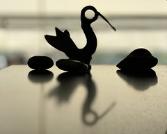 Iron bird on my kitchen table