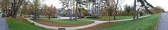 BESANCON: Panoramique du jardin des Glacis 04.