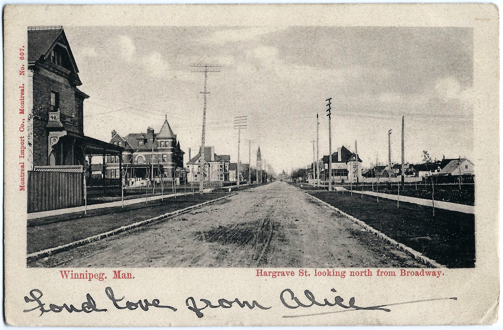 WP2181 WPG - HARGRAVE ST. LOOKING NORTH FROM BROADWAY