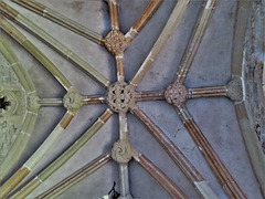 mere church, wilts , c15 north porch vaulting