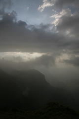 Morning cloud over the Simien Mountains