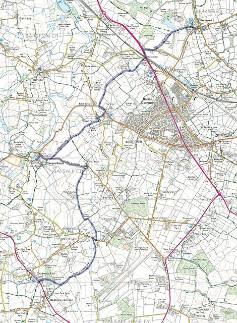 HEART OF ENGLAND WAY (8) Berkswell to Chadwick End (7 miles).