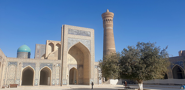 Looking out from Kalon Mosque