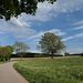 green landscape, blue sky / grüne Landschaft, blauer Himmel