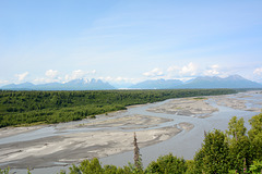 Alaska, Chulitna River and Alaskan Ridge
