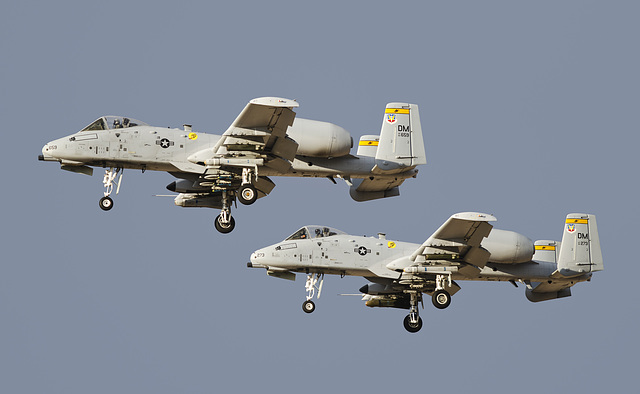355th Fighter Wing Fairchild A-10C Thunderbolts 82-0659 and 80-0273
