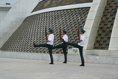 Changing the guard in Ashgabat