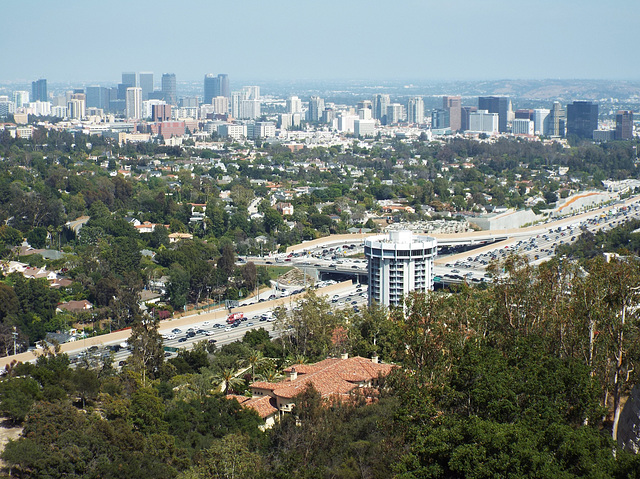 The 405 Freeway from the Getty Center, June 2016