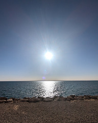 Reflet de soleil attaqué de plein fouet par mon cellulaire