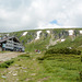 Bulgaria, Rila Lakes Chalet and the Initial Stage of the Path to Climb the Upper Trail in the Rila Lakes Circus