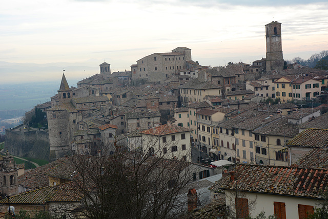 Italy, The Fortress of Anghiari on the Hill