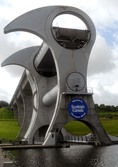 The Falkirk Wheel a great piece of British Engineering 16th August 2012