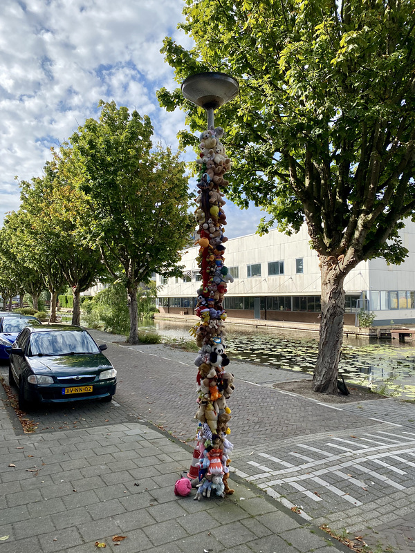 Decorated street light