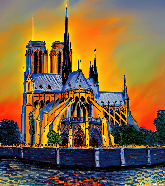 Notre Dame Twilight