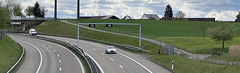 Auf der A7 ...