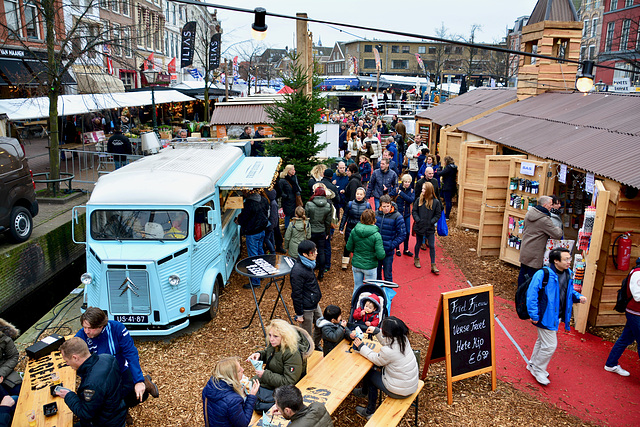 Christmas market in Leiden