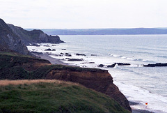 Looking back southward (Scan from August 1992)