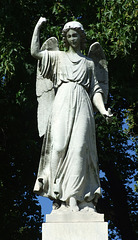 Angel on the Chambattaz Mausoleum in Greenwood Cemetery, September 2010