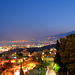 Blick auf Taormina und Etna