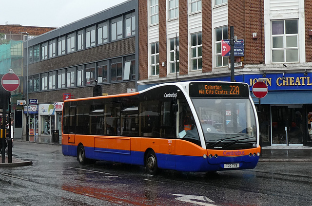 Centrebus 783 (T22 TYB) in Leicester - 27 Jul 2019 (P1030377)
