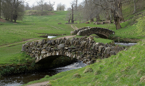 Studley Royal Water Gardens ~ Seven bridges valley