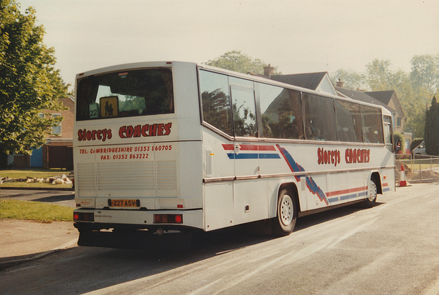 Storey’s Coaches 227 ASV (SMY 627X) in Barton Mills – 30 May 1997 Storey’s Coaches 227 ASV (SMY 627X) in Barton Mills – 30 May 1997
