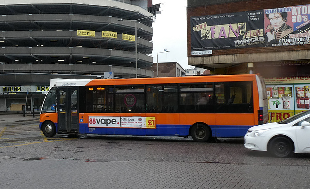 A long Centrebus Optare Solo in Leicester - 27 Jul 2019 (P1030342)