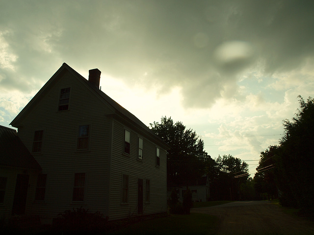 dark skies and thunder boomers