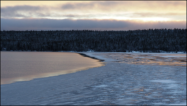 Growing ice.