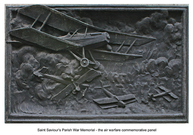 St Saviour's Parish War Memorial air warfare panel