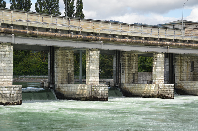 Staustuffe Port im Nidau - Bürenkanal