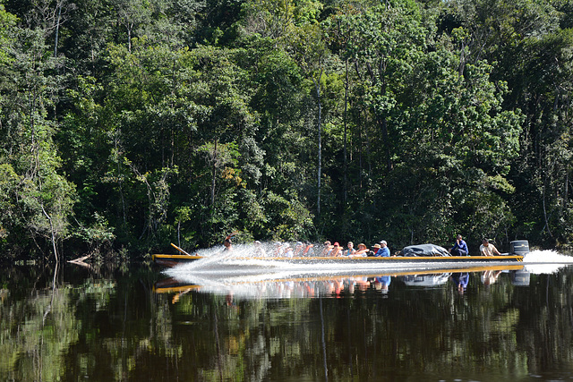 Venezuela, Downstream at High Speed along the River of Churun