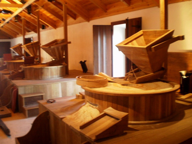 Interior of tide-mill.