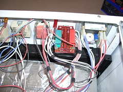 Oven with lots of wires and switches